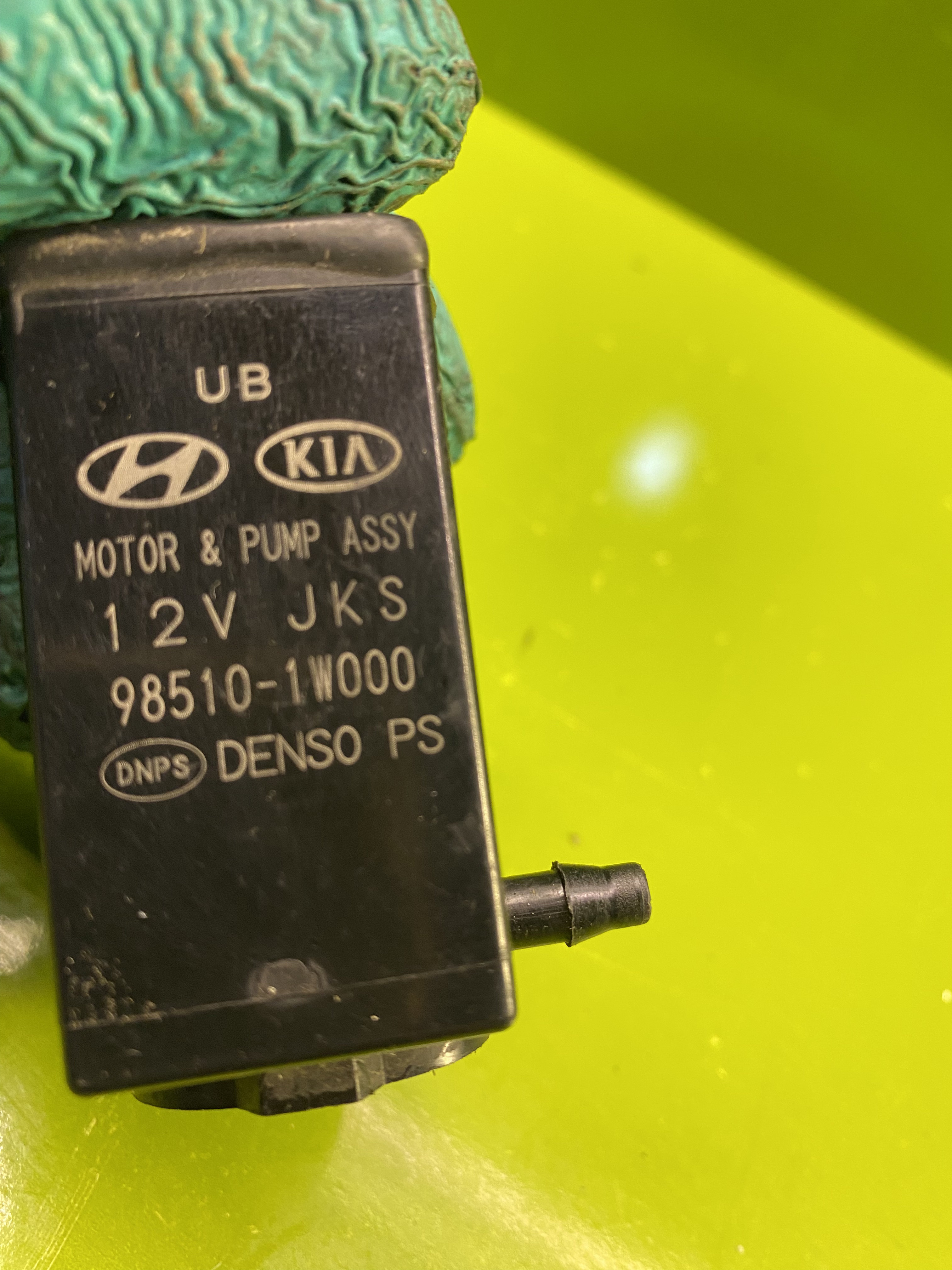 پمپ موتور شیشه شوی