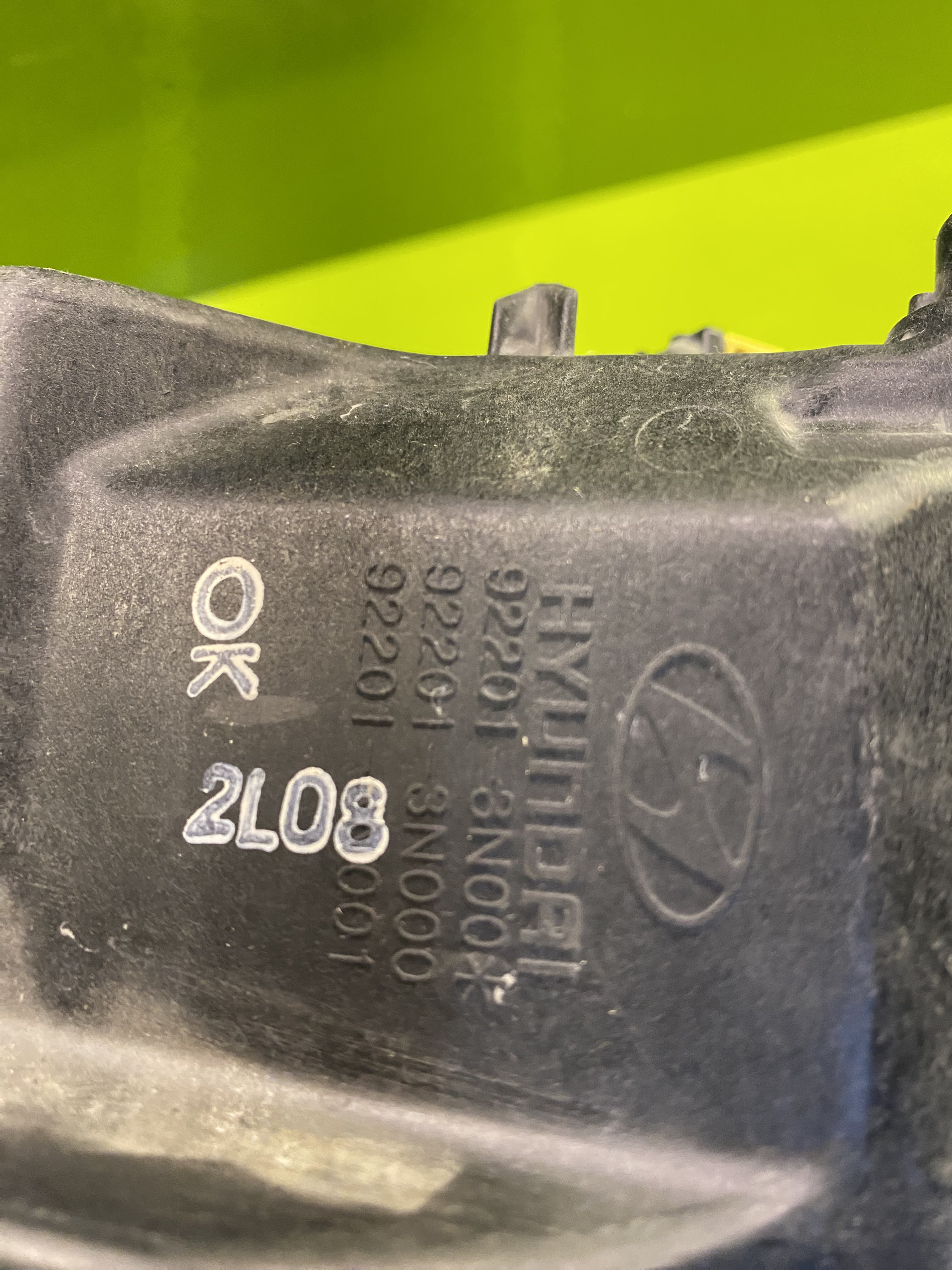 چراغ مه شکن هیوندای 2010