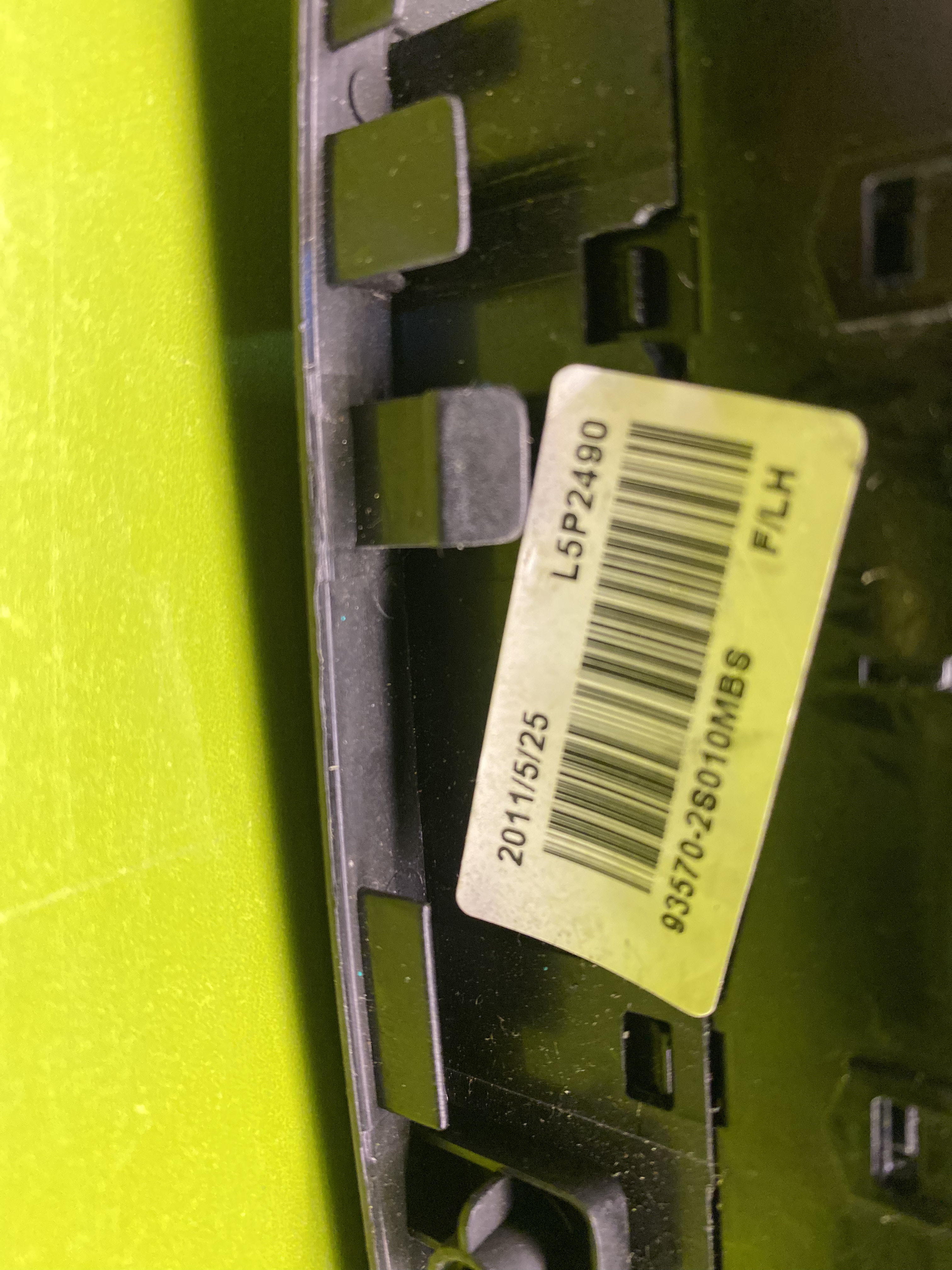 کلید شیشه بالابر درب جلو